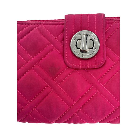 Vera Bradley Turn Lock Wallet Pink - Picture 2 of 5